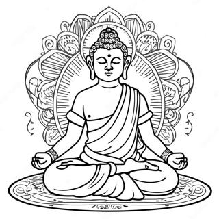 Meditation Coloring Page 93094-32583