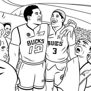 Milwaukee Bucks Coloring Pages