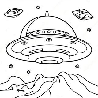 Ubiquitous Ufo Coloring Page 93227-32699