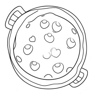 Pie Coloring Pages