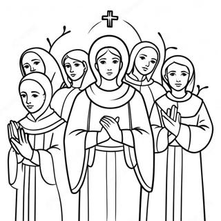 All Saints Day Coloring Page 93275-32722