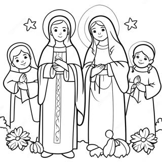 All Saints Day Coloring Page 93275-32723