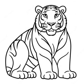 Lsu Tiger Mascot Coloring Page 93302-32747