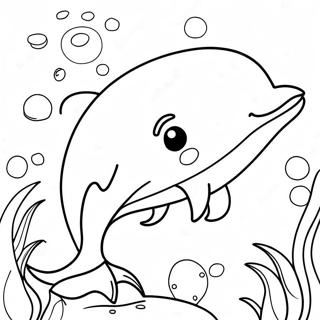 Cute Baby Dolphin Coloring Page 93330-32773