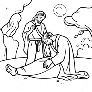 The Good Samaritan Coloring Pages