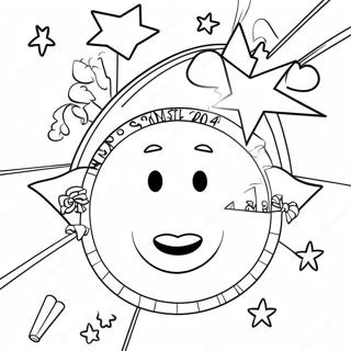 New Years 2024 Coloring Pages