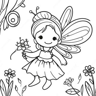Whimsical Gel Pen Fairy Tale Coloring Page 93639-33016