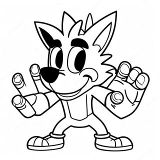 Crash Bandicoot Coloring Page 93867-33182