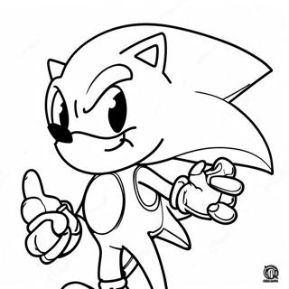 Silver Sonic Coloring Pages