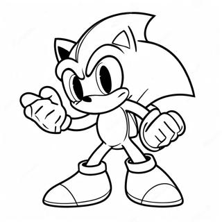 Silver Sonic Coloring Page 93945-33242