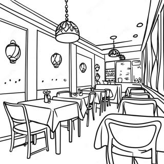 Restaurant Coloring Page 93996-33283