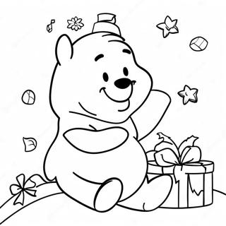 Winnie The Pooh Christmas Coloring Page 94021-33301