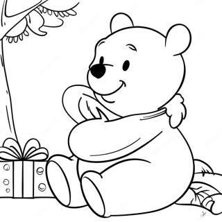 Winnie The Pooh Christmas Coloring Page 94021-33304