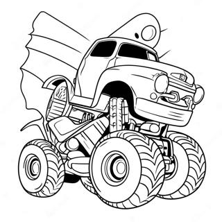 Spiderman Monster Truck Coloring Page 94073-33341