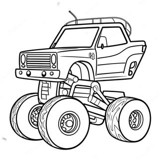 Spiderman Monster Truck Coloring Page 94073-33342