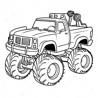 Spiderman Monster Truck Coloring Page 94073-33343