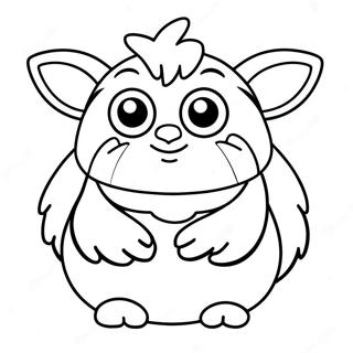 Furby Coloring Pages