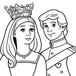 Royal Prince And Princess Coloring Page 94152-33408