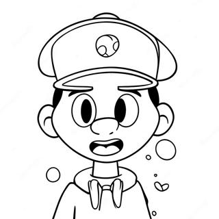 Hey Arnold S Iconic Hat Coloring Page 94181-33438