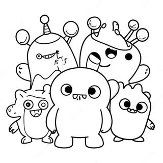 Ugly Dolls Coloring Pages