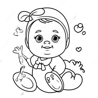 Realistic Baby Coloring Page 94280-33502