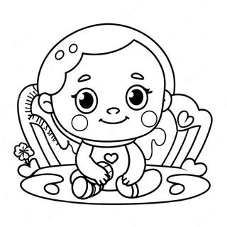 Realistic Baby Coloring Page 94280-33574