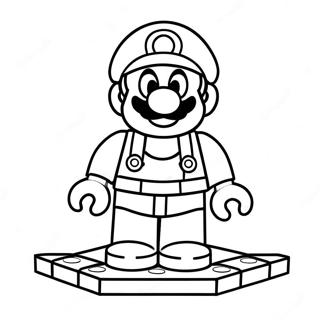 Lego Mario Coloring Page 94382-33656