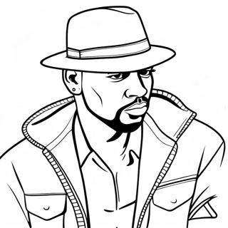 Hip Hop Gangster Coloring Page 94486-33858