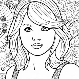 Taylor Swift Albums Coloring Pages