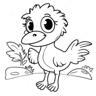 Ostrich Coloring Pages