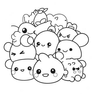 Tsum Tsum Coloring Page 94744-34057