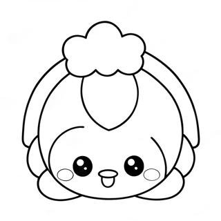 Tsum Tsum Coloring Page 94744-34058