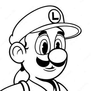 Luigi Coloring Pages