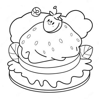 Old Original Strawberry Shortcake Coloring Pages