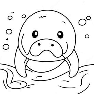 Manatee Coloring Page 94977-34238