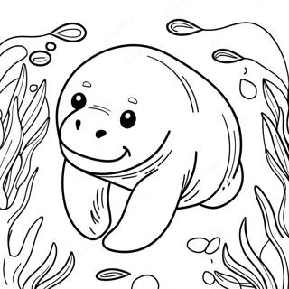 Manatee Coloring Page 94977-34240