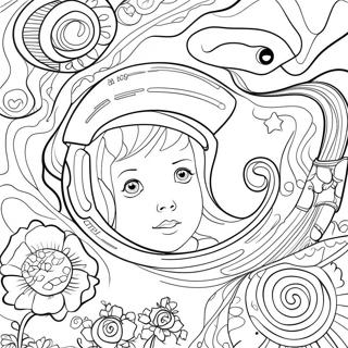 Galaxy Space Coloring Page 95054-34298