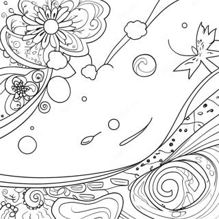 Colorful Galaxy Scene Coloring Page 95055-34301