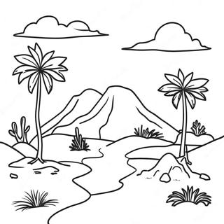 Desert Biome Coloring Page 95184-34410