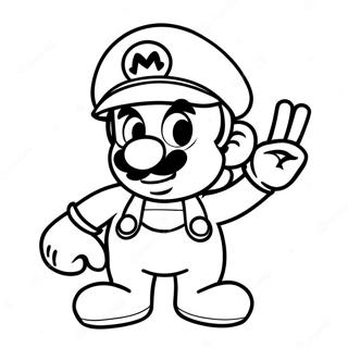 New Super Mario Bros Movie Coloring Page 95232-34437