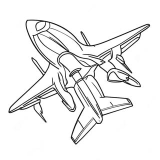 Iceman Flying Jet Coloring Page 95285-34487