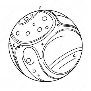 Colorful Bouncing Ball Coloring Page 95310-34501