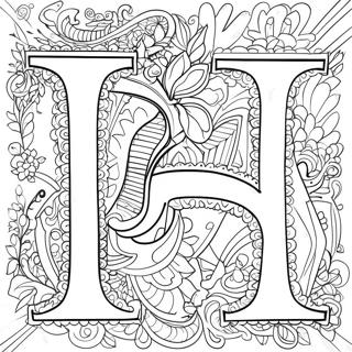 Colorful Russian Letters Coloring Page 95360-34541