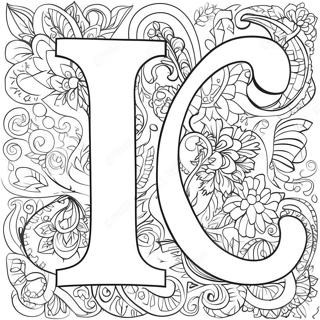 Colorful Russian Letters Coloring Page 95360-34542