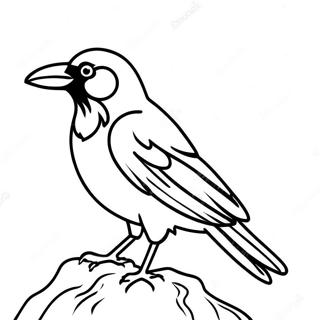 Crow Coloring Page 95410-34578