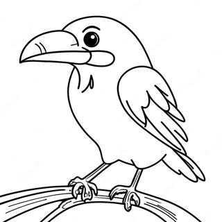 Crow Coloring Page 95410-34579