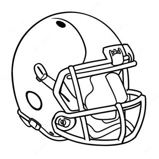 Football Helmet Coloring Page 95537-34677