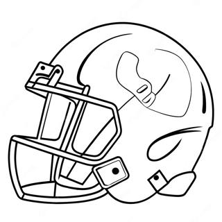 Football Helmet Coloring Page 95537-34678