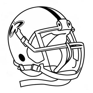 Football Helmet Coloring Page 95537-34680