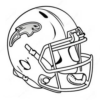 Colorful Football Helmet Coloring Page 95538-34681